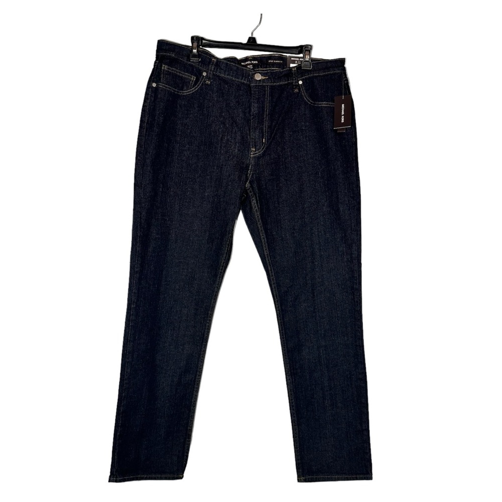 NWT Michael Kors Jeans Grant Classic Fit Dark Wash Stretch 36x30
